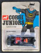 ORIGINAL VINTAGE CORGI JUNIORS DIECAST BATMOBILE
