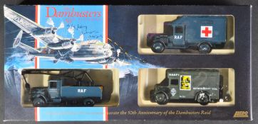 DAMBUSTERS - GEORGE JOHNNY JOHNSIGN SIGNED DIECAST MODEL SET