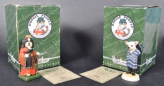 ROBERT HARROP - DOGGIE PEOPLE - TWO LIMITED EDITION FIGURES