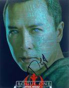 STAR WARS - ROGUE ONE - DONNIE YEN - SIGNED 8X10