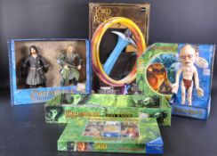 COLLECTION OF LORD OF THE RINGS ACTION FIGURES & MEMORABILIA