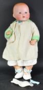 EARLY 20TH CENTURY GERMAN BISQUE HEADED DOLL