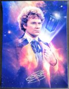 DOCTOR WHO - COLIN BAKER (SIXTH DOCTOR) - SIGNED 16X12