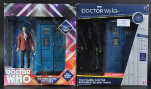 DOCTOR WHO - CHARACTER OPTIONS - DOCTOR FIGURES WITH TARDIS