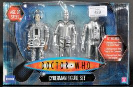 DOCTOR WHO - CHARACTER OPTIONS - AGE OF STEEL CYBERMAN FIGURE SET