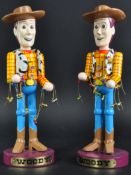 TWO VINTAGE DISNEY PIXAR LICENCED TOY STORY WOODY NUT CRACKERS