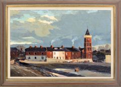 ANTONY WARREN - OIL ON BOARD PALLET KNIFE PAINTING