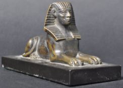 19TH CENTURY FRENCH BRONZE EGYPTIAN SPHINX