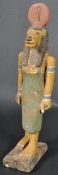 BELIEVED ANCIENT EGYPTIAN HAND CARVED LIGHT WOOD FIGURINE