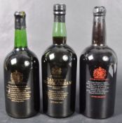 THREE BOTTLES OF HARVEYS BRISTOL CREAM