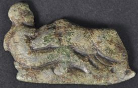 4TH-6TH CENTURY BC ROMAN BRONZE HERCULES FIRST LABOR