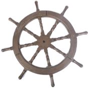 19TH CENTURY NAUTICAL INTEREST SHIPS WHEEL