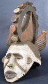 EARLY 20TH CENTURY WEST AFRICAN NIGERIAN IGBO TRIBAL MASK