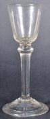 18TH CENTURY GEORGE III BALIUSTROID WINE GLASS