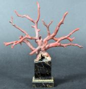19TH CENTURY SICILIAN RED CORAL BRANCH