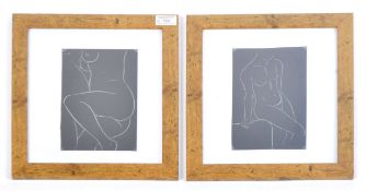 ERIC GILL (1882-1940) - NUDE FIGURES FROM 25 NUDES - ENGRAVINGS