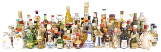LARGE SELECTION OF ASSORTED ALCOHOL MINIATURES