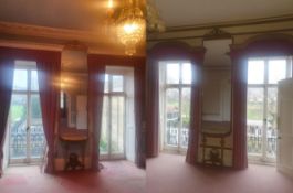 PAIR OF LATE 18TH CENTURY MARBLE & MIRROR CONSOLES