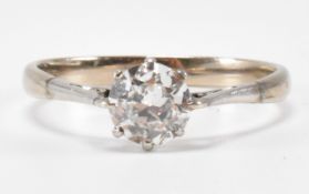 OLD CUT DIAMOND SOLITAIRE RING