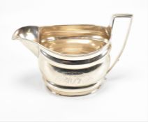 GEORGIAN SILVER HALLMARKED CREAMER JUG