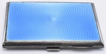 1930S ART DECO SILVER HALLMARKED CIGARETTE CASE