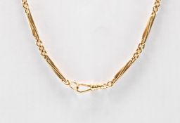 HALLMARKED 9CT GOLD FANCY LINK NECKLACE CHAIN