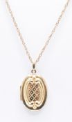 HALLMARKED 9CT GOLD PENDANT LOCKET