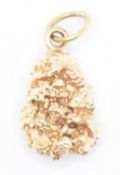 VINTAGE GOLD NUGGET PENDANT