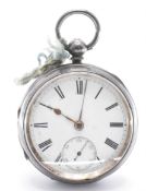VICTORIAN SILVER HALLMARKED POCKET WATCH