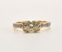 GOLD & DIAMOND COCKTAIL RING