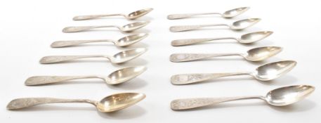 ANTIQUE GERMAN 800 SILVER SPOONS