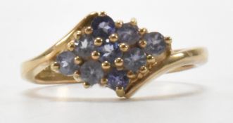 HALLMARKED 9CT GOLD & TANZANITE