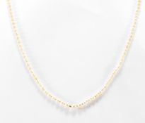 1970S HALLMARKED 9CT GOLD & PEARL NECKLACE