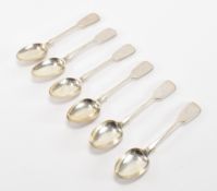 VICTORIAN CHAWNER & CO SILVER HALLMARKED TEASPOONS