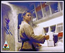 STAR WARS - PREQUELS - BONNIE PIESSE (AUNT BERU) - OFFICIAL PIX SIGNED 8X10
