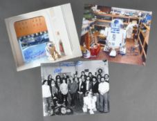 STAR WARS - EMPIRE STRIKES BACK - ROGER NICHOLS & DENIS LOWE SIGNED PHOTOS