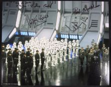 STAR WARS - IMPERIAL OFFICERS - MULTI-SIGNED 8X10