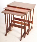 20TH CENTURY REGENCY REVIVAL NEST OF GRADUATING TABLES