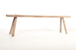 20TH CENTURY PIG BENCH OF RUSTIC FORM