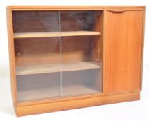 RETRO VINTAGE MID 20TH CENTURY TEAK WOOD BOOKCASE