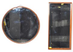 RETRO VINTAGE MID 20TH CENTURY TEAK WALL MIRROR & OTHER