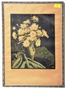 ALPHONSE MORA (1891-1966) STILL LIFE SCREEN PRINT