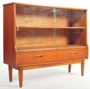 JENTIQUE FURNITURE - MID CENTURY TEAK WOOD BOOKCASE
