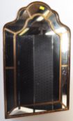 CONTEMPORARY VENETIAN STYLE GILT FRAMED WALL WINDOW MIRROR