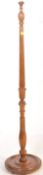 20TH CENTURY SOLID MAHOGANY STANDARD FLOOR LAMP