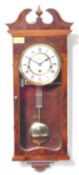 20TH CENTURY COMITTI OF LONDON 8 DAY WALL CLOCK
