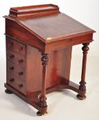 19TH CENTURY VICTORIAN MAHOGANY DAVENPORT DESK