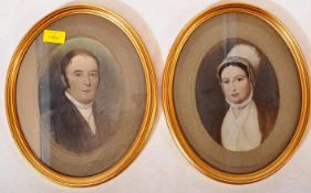 VICTORIAN HAND COLOURED PORTRAIT WATERCOLOUR PRINTS