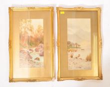 S. E. HALL - BRITISH - LAKE DISTRICT WATERCOLOUR PAINTINGS
