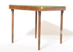 VINTAGE 1920'S VONO OAK FOLDING GAMES SIDE TABLE